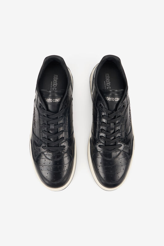 RC Sneakers nere effetto coccodrillo RC Sneakers nere effetto coccodrillo BLACK TOS00J-PZA72