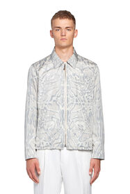 RC Off white lynx printed jacket NATURAL/OFF WHITE IMT802-7GR13