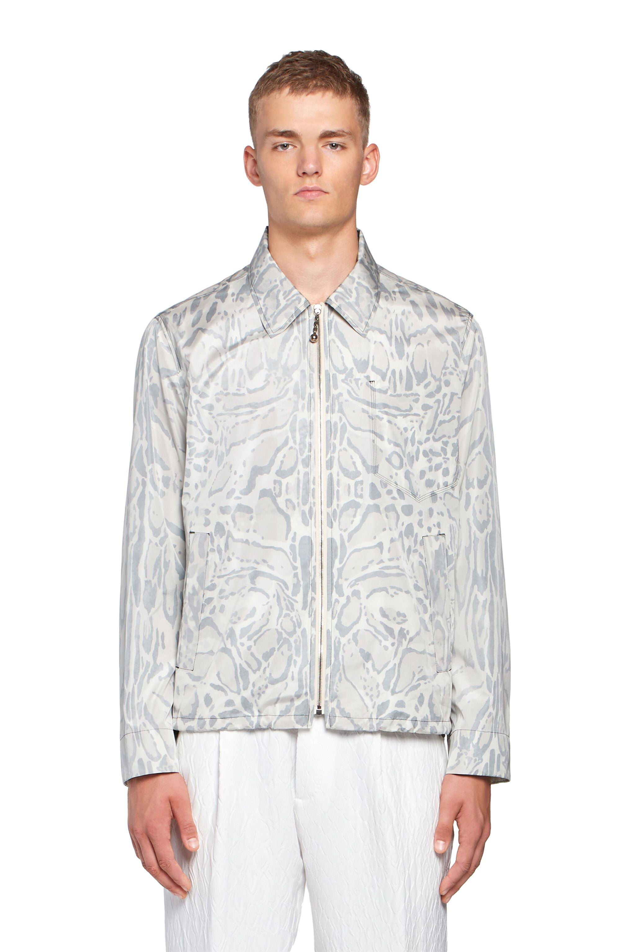 RC Off white lynx printed jacket RC Off white lynx printed jacket NATURAL/OFF WHITE IMT802-7GR13