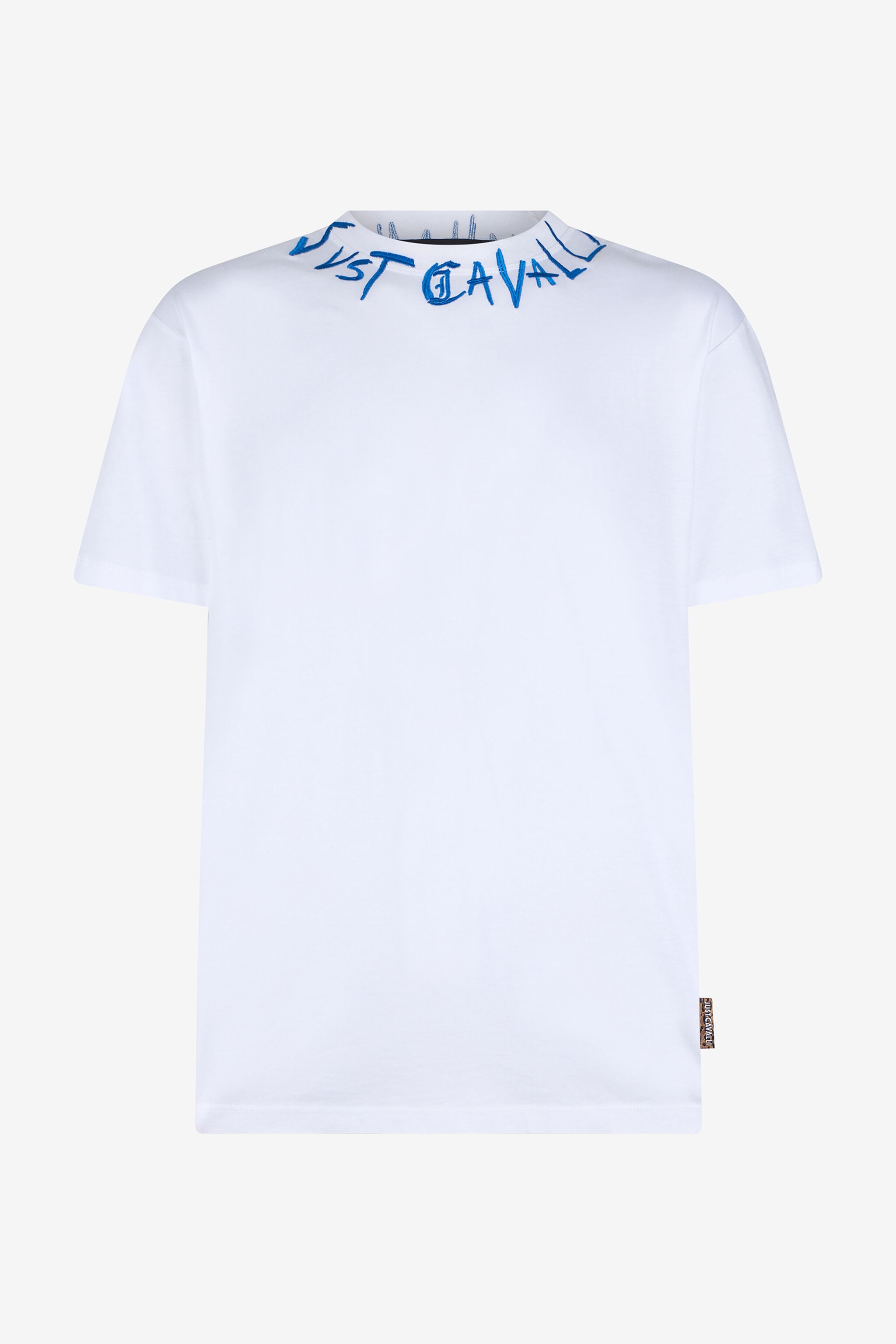 JC White T-Shirt with Graffiti Logo JC White T-Shirt with Graffiti Logo WHITE VFT047-VF091