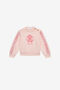 JU Sweatshirt With RC Monogram And Cheetah Skin JU Sweatshirt With RC Monogram And Cheetah Skin Pink UJT662-CF050