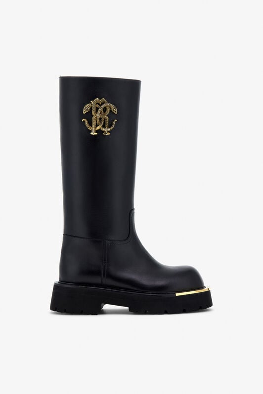 RC Logo-Embellished Boots RC Logo-Embellished Boots Black TKS112-PZ965