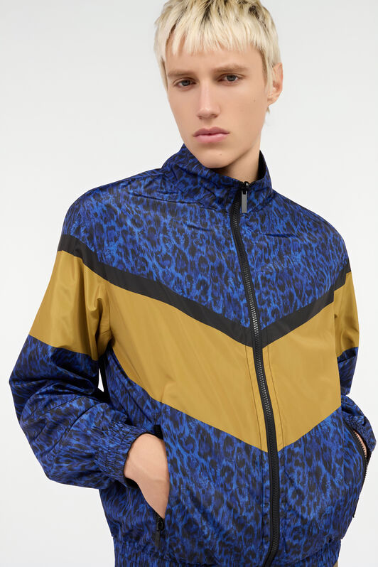JC Leopard Print Reversible Zip Jacket JC Leopard Print Reversible Zip Jacket BLACK VFT115-VF181