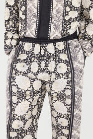 RC Pants With Floral Print Black/White VNT266-4QP93