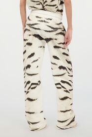 RC Woman Sports Pants With White Tigresse OGAT X Roberto Cavalli Print RC Woman Sports Pants With White Tigresse OGAT X Roberto Cavalli Print Black/White UQT20A-2GA39