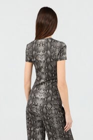 RC Python Print T-Shirt PYTHON DARK GREY SOT60N-JV001