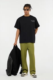 JC T-shirt Noir Avec Imprimé Cerf au Dos BLACK VFT043-VF087