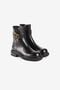 RC Logo-plaque leather boots RC Logo-plaque leather boots Black RKS052-PZA12