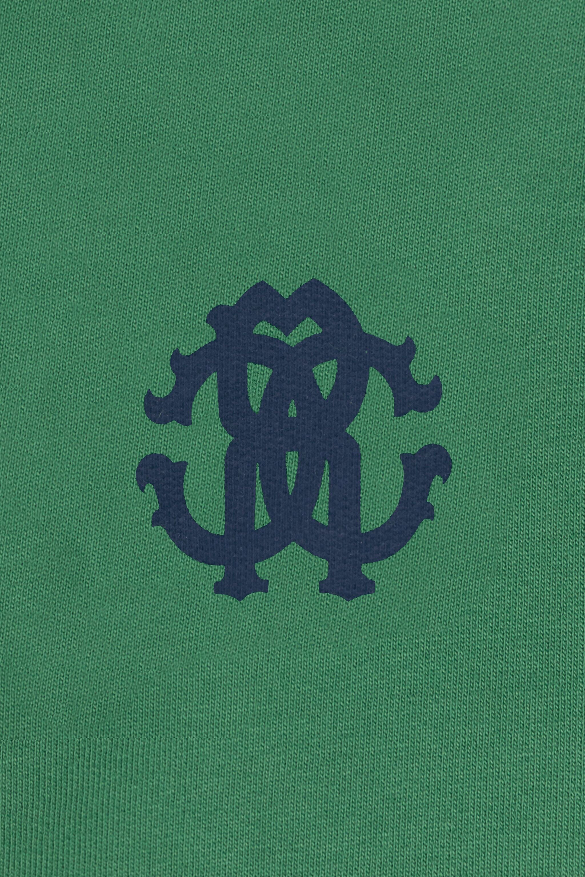 JU RC Monogram Cotton Hoodie JU RC Monogram Cotton Hoodie Green RJT922-CF050