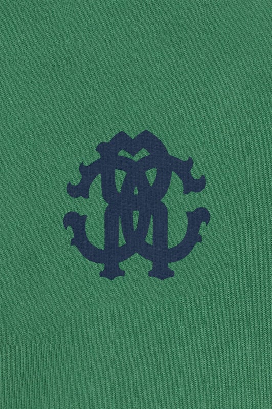 JU RC Monogram Cotton Hoodie JU RC Monogram Cotton Hoodie Green RJT922-CF050