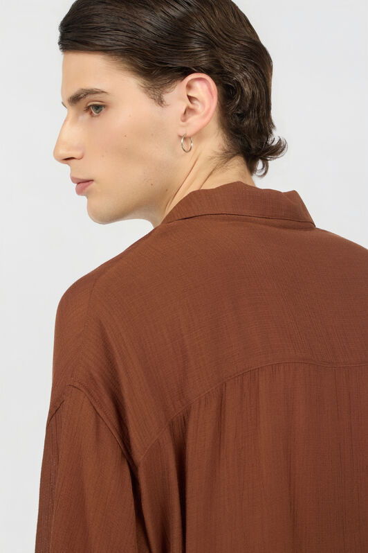 JC Brown Shirt BISON WFM021-WF169
