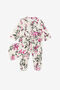 JU Flower-Print Babygrow Set Pink OJT807-1Z007