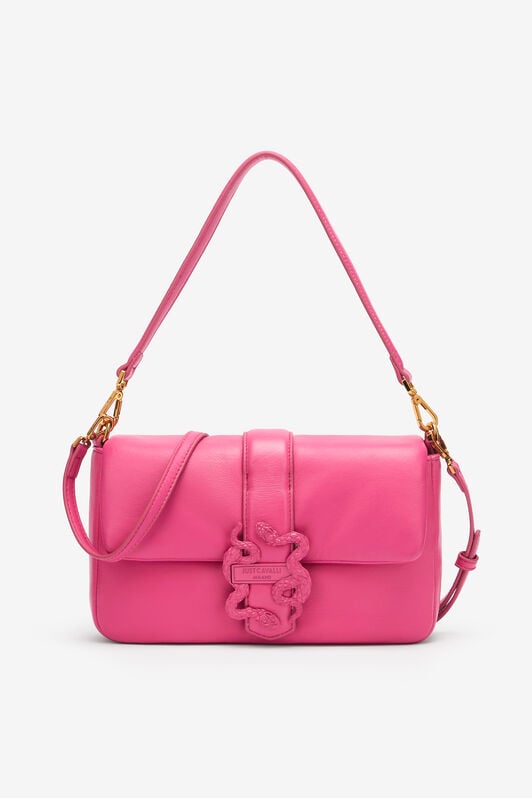 JC Rectangular Bag With Mirror Snake JC Rectangular Bag With Mirror Snake Fuchsia UFB051-UF420