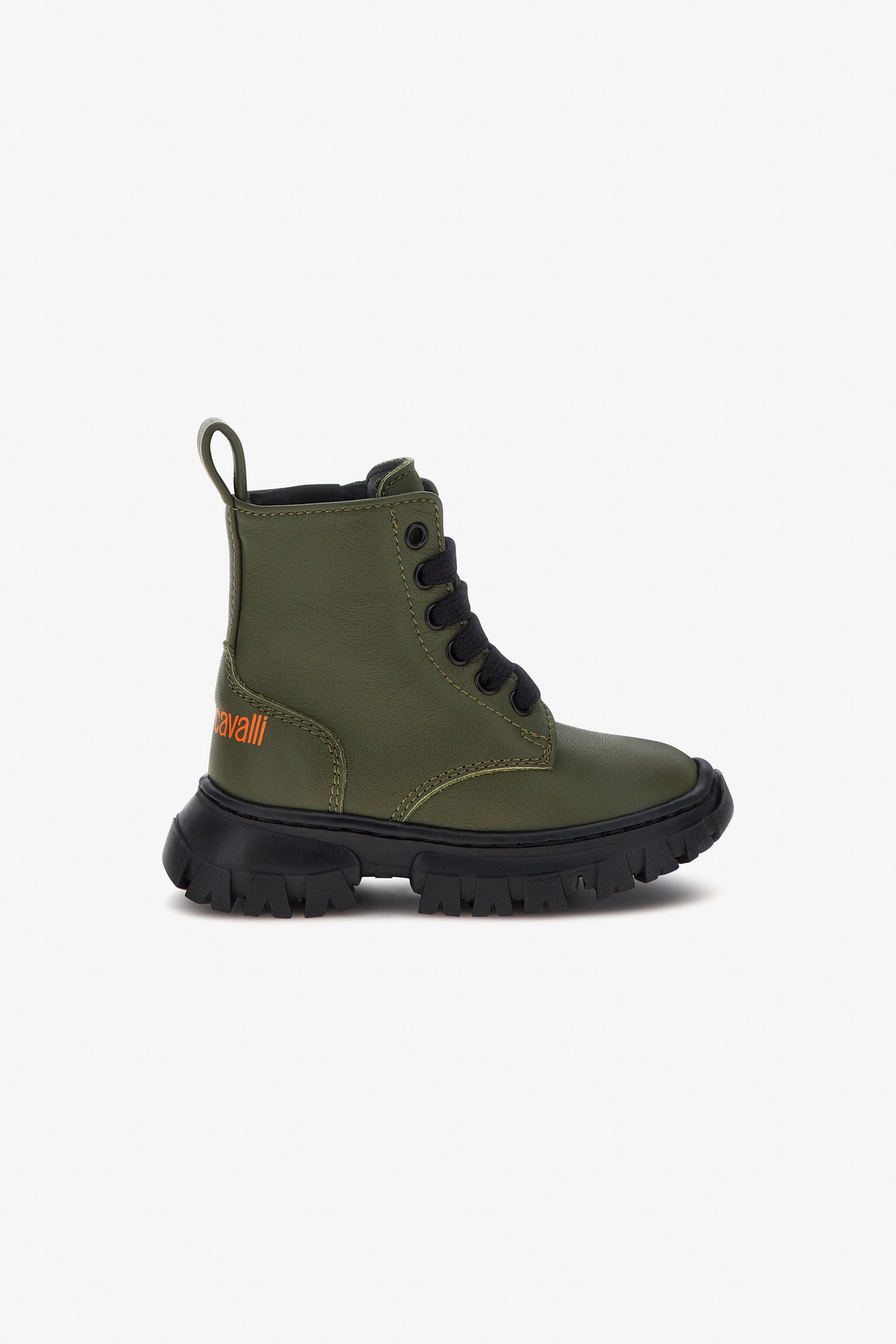 JU Stiefelette mit RC-Logo JU Stiefelette mit RC-Logo Dunkelgrün RJS00L-PZJ02