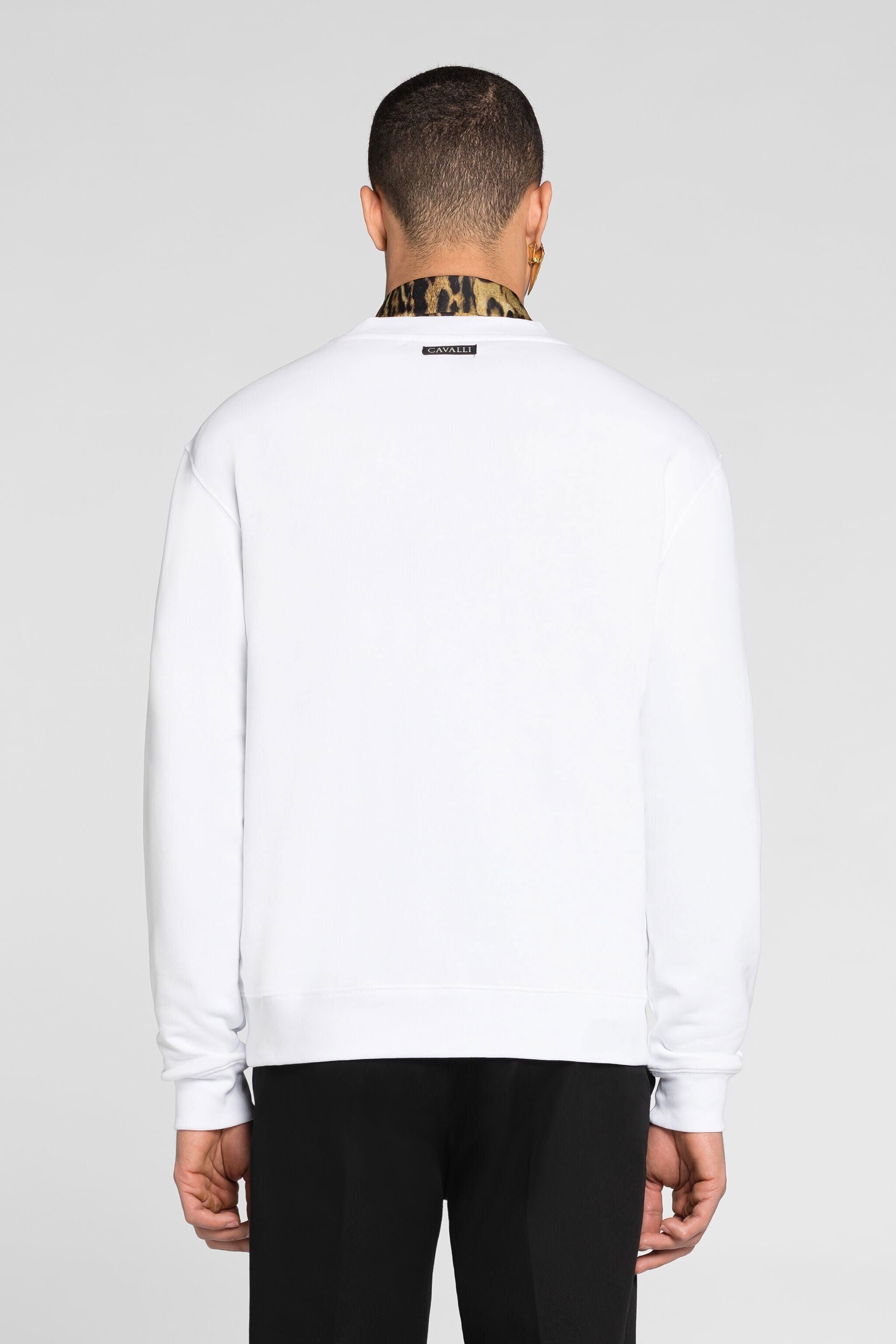 RC Logo-Print Cotton Sweatshirt RC Logo-Print Cotton Sweatshirt White PRT66C-CF050