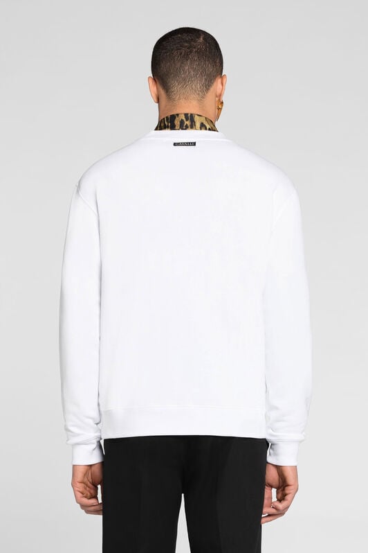 RC Logo-Print Cotton Sweatshirt RC Logo-Print Cotton Sweatshirt White PRT66C-CF050