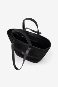 RC Borsa shopping nera con monogramma RC BLACK TOB00C-PZ559
