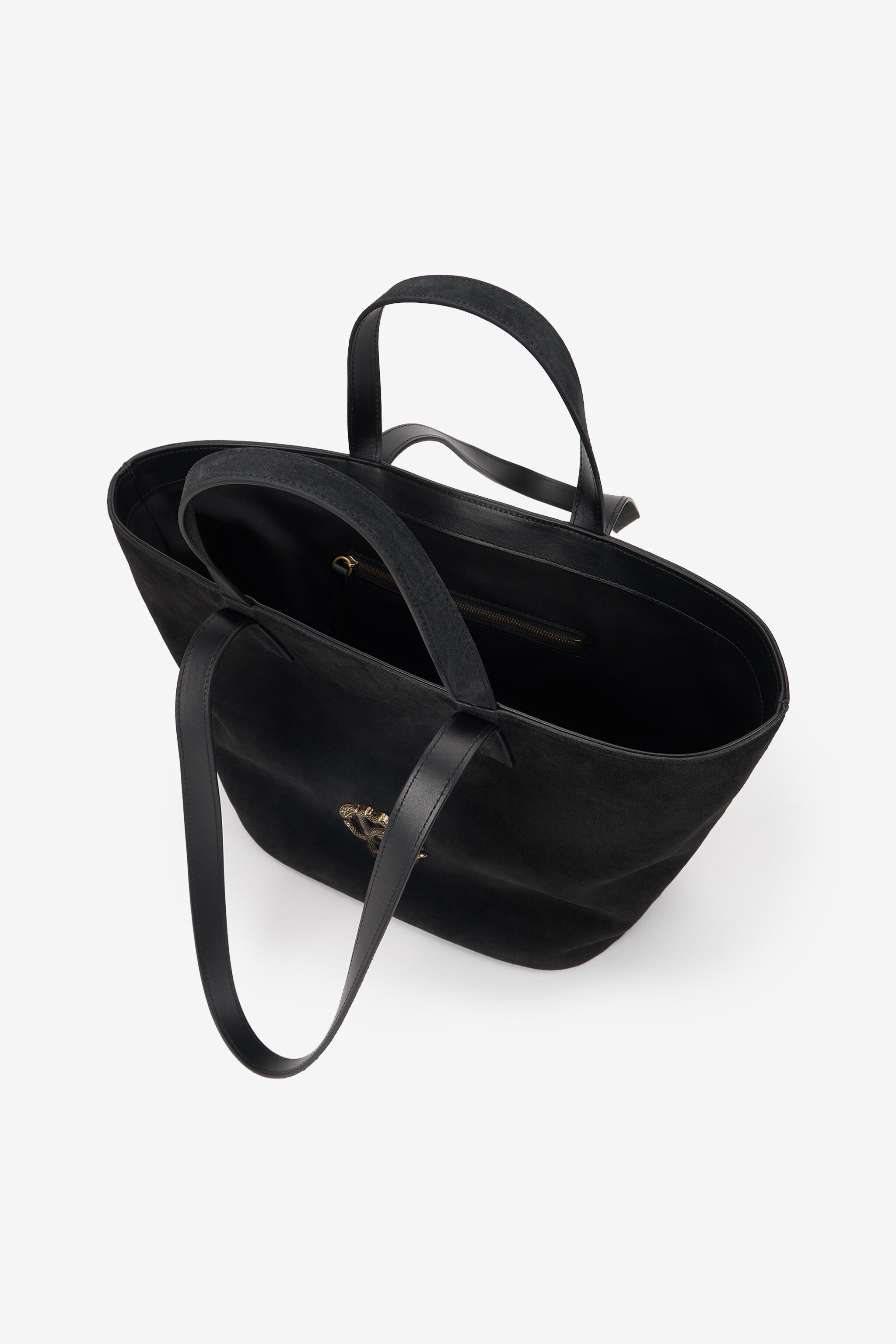 RC Borsa shopping nera con monogramma RC RC Borsa shopping nera con monogramma RC BLACK TOB00C-PZ559