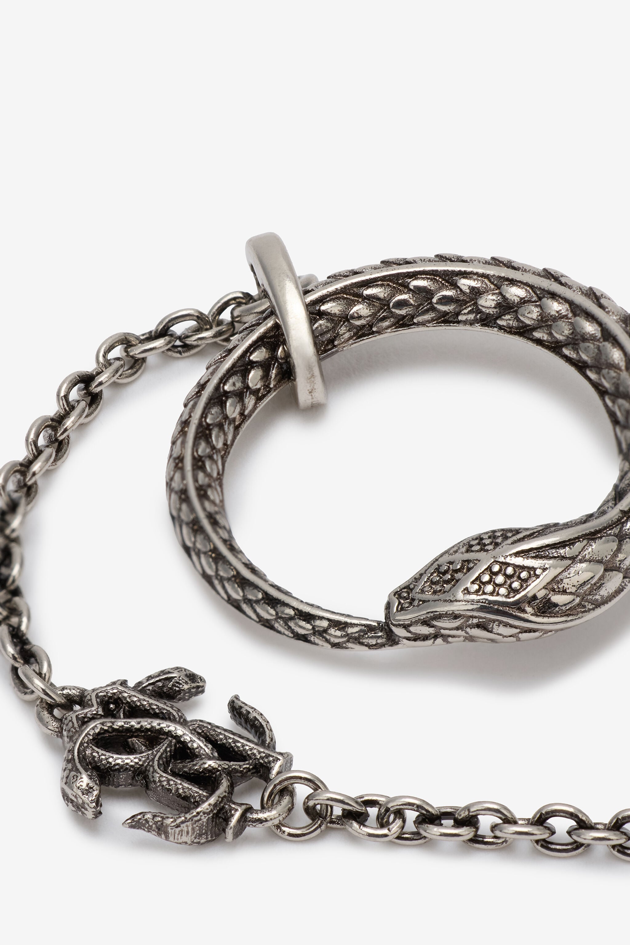 RC Snake Tie Clip RC Snake Tie Clip Silver URG007-AM258