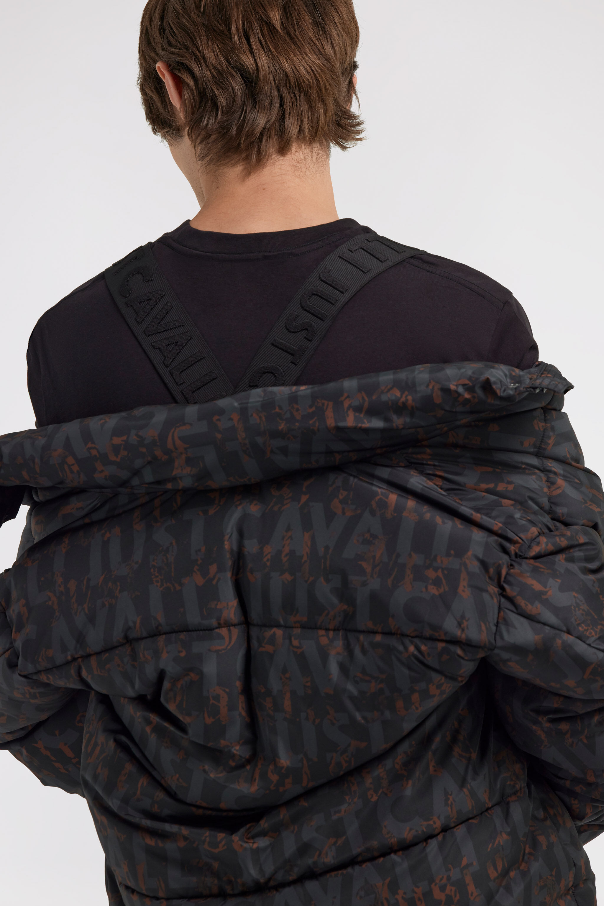 just cavalli ダウンコート Just Cavalli Down Jacket in Black for Men | Roberto Cavalli®