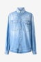 RC Chemise En Denim Avec Boutons Bijou RC Chemise En Denim Avec Boutons Bijou Bleu clair VRJ776-VT001