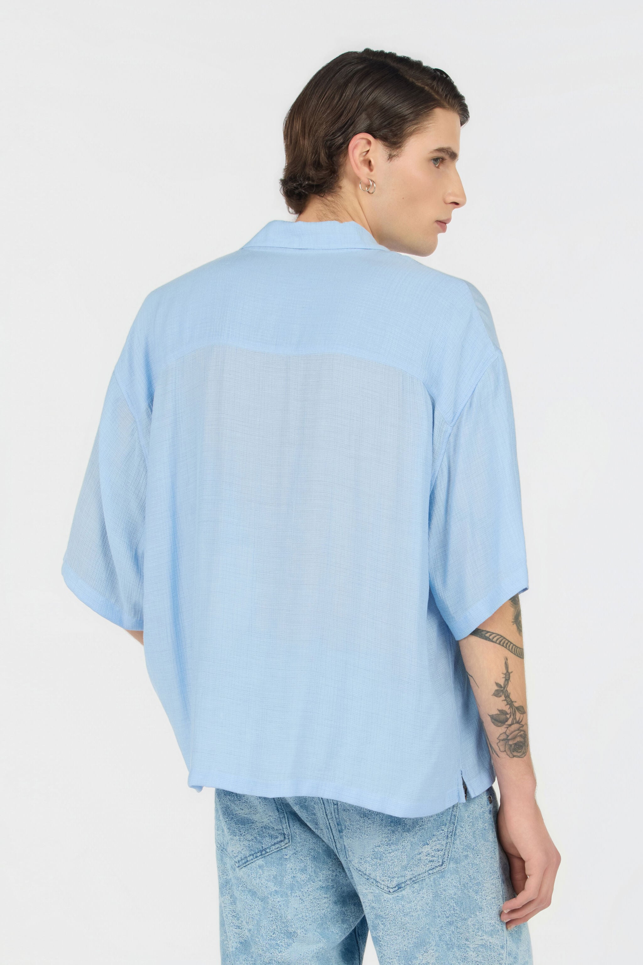 JC Light Blue Shirt JC Light Blue Shirt TURCHESE CHIRO WFM021-WF169