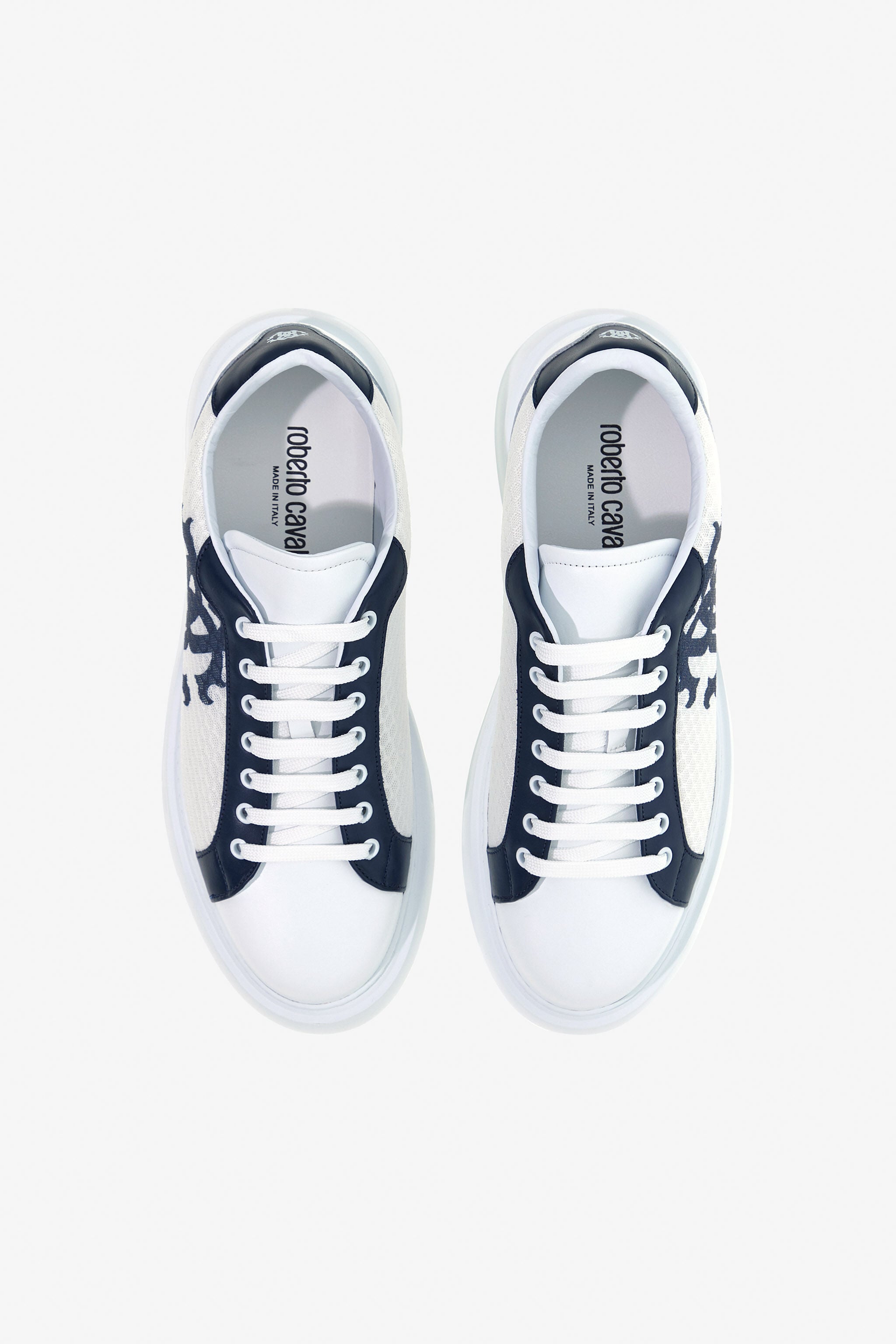 RC Leather Sneakers with Logo RC Leather Sneakers with Logo WHITE/NAVY OOS00B-PZA08
