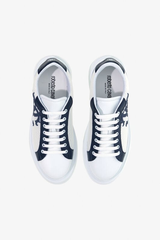 RC Leather Sneakers with Logo RC Leather Sneakers with Logo WHITE/NAVY OOS00B-PZA08