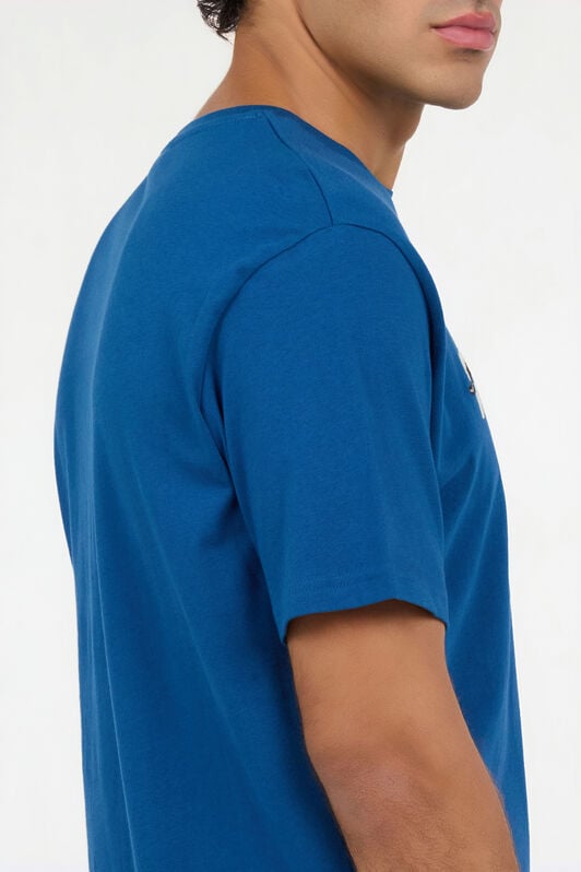 RC T-shirt bleue avec logo et serpent RC T-shirt bleue avec logo et serpent BLUE ROT60C-JD065