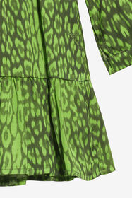 JU Grünes Kleid mit Jaguar-Print GREEN XJT11B-FXS71