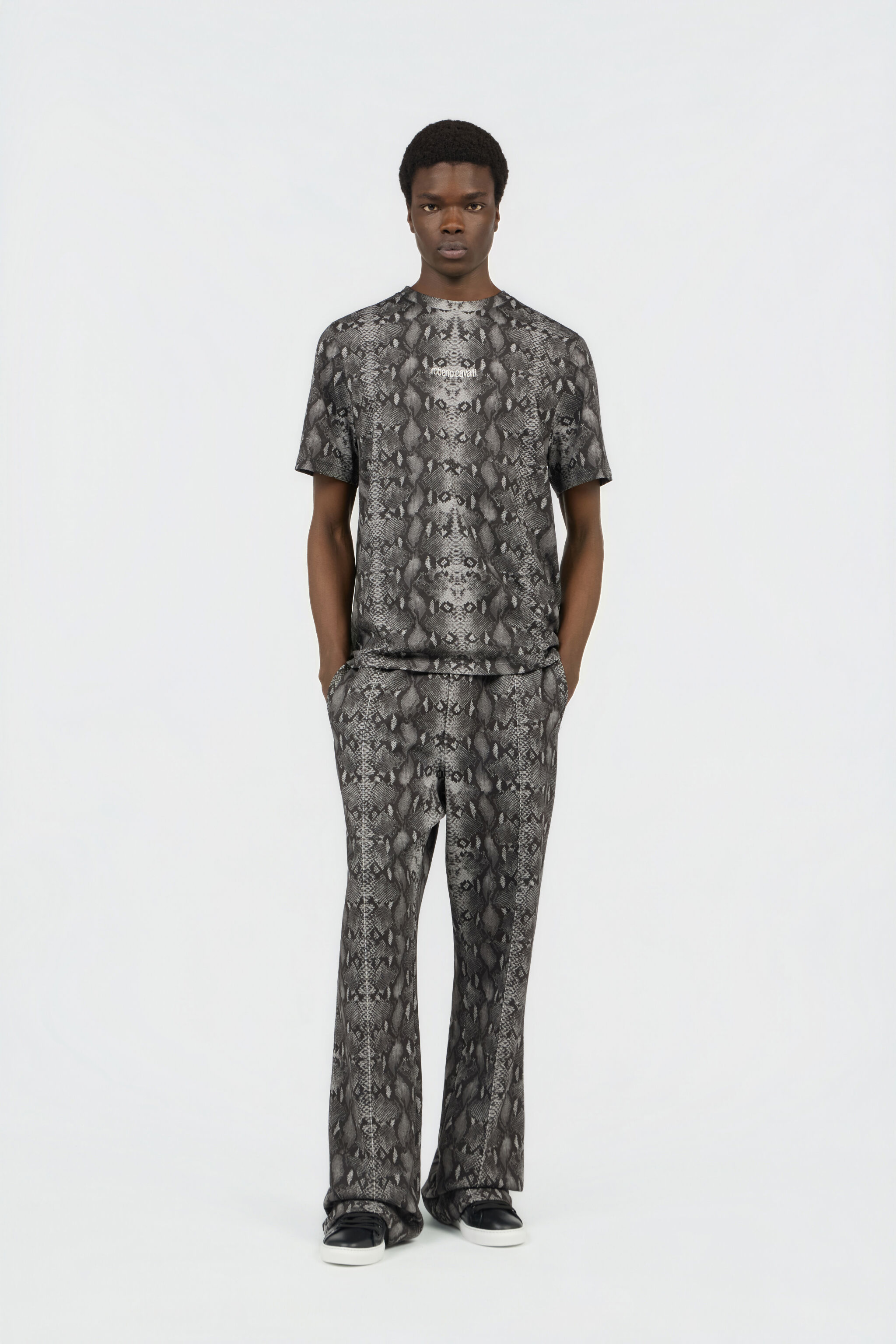 RC Python Print Trousers RC Python Print Trousers PYTHON DARK GREY SOT66K-CF050