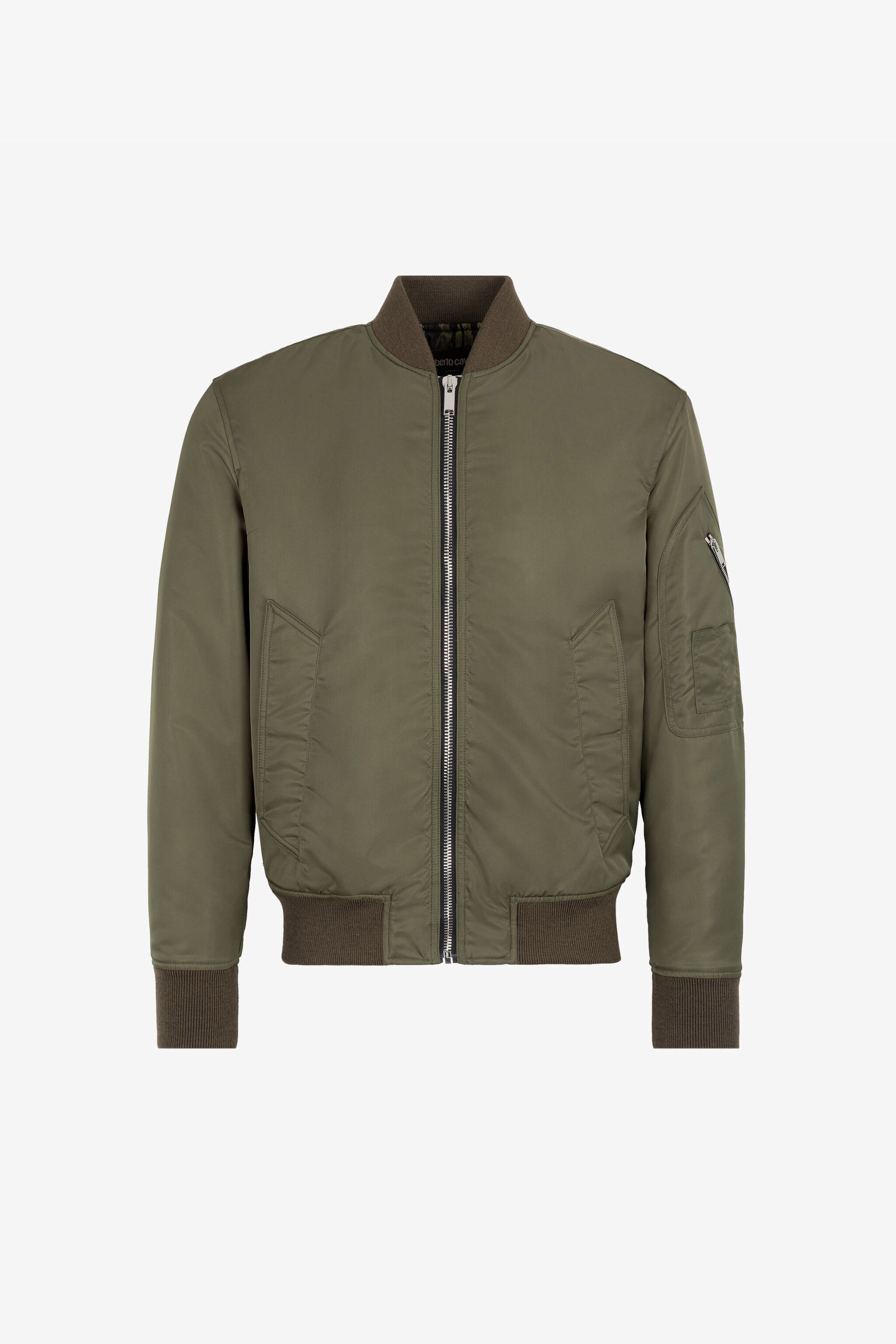 RC Logo-Embroidered Bomber Jacket RC Logo-Embroidered Bomber Jacket GREEN RRT403-SB084