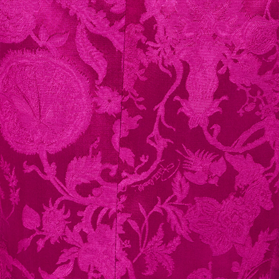 Blazer in Florentine Flowers jacquard pattern in FUCHSIA for Women