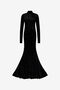 RC Long Black Dress With Jaguar Skin Pattern RC Long Black Dress With Jaguar Skin Pattern NERO VWT155-CJ003
