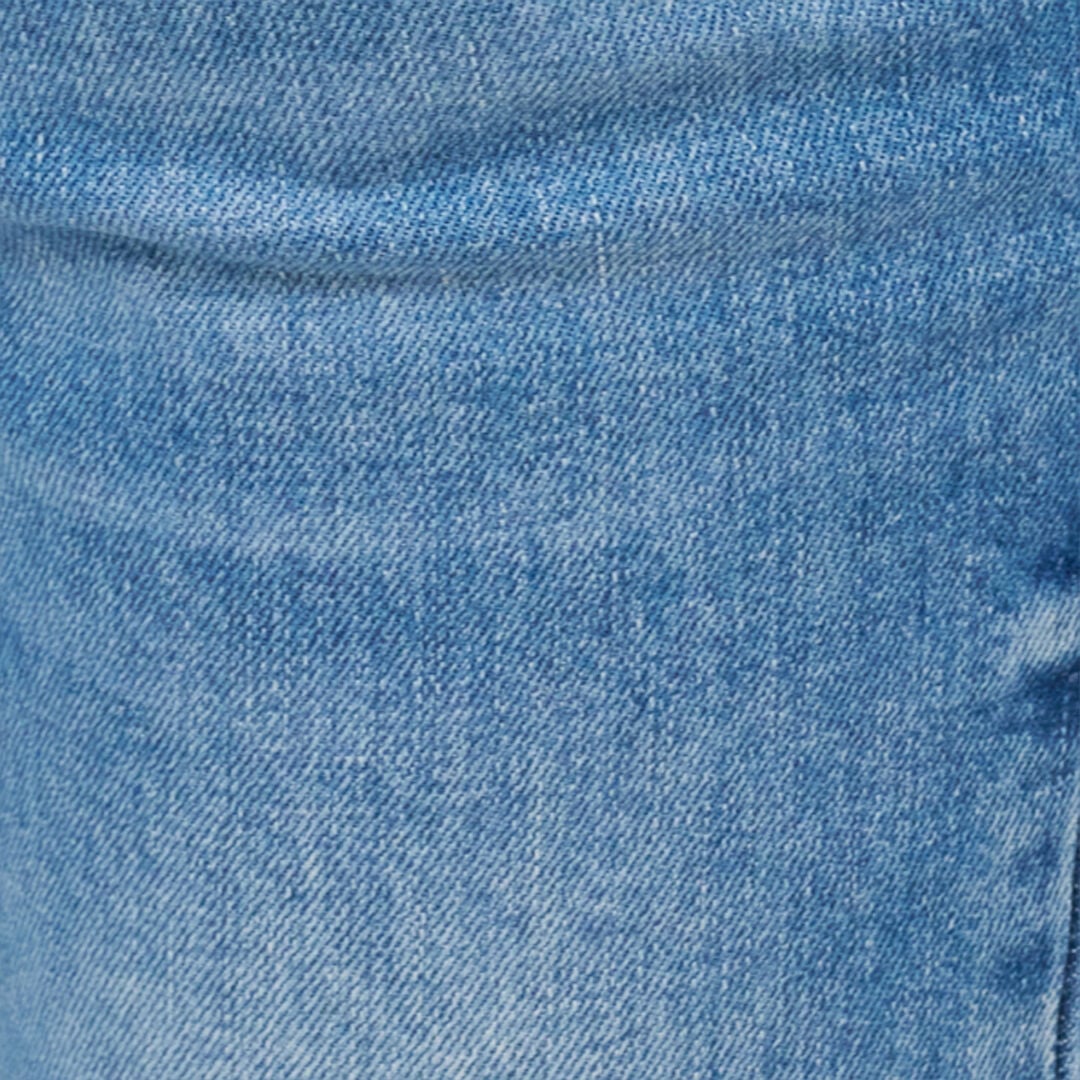 RC Blue Flared Jeans with Monogram RC LIGHT BLUE QOJ205-DLO06