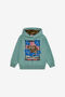 JU Sweatshirt With Multicolored Ocelot Print JU Sweatshirt With Multicolored Ocelot Print Green Mint SJT921-CF050