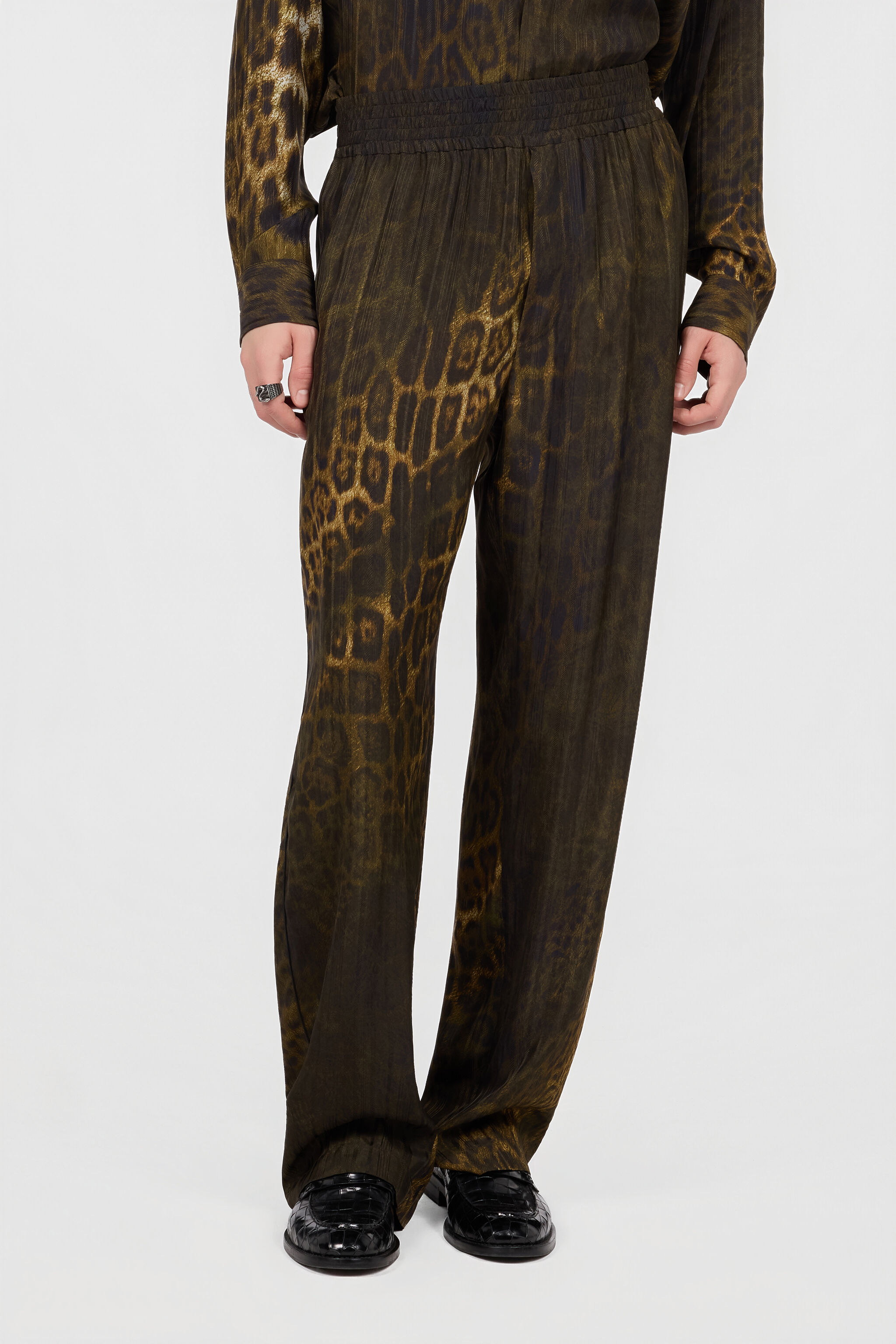 RC Jaguar Print Trousers RC Jaguar Print Trousers DARK GREEN/BLACK XNT265-4QR30