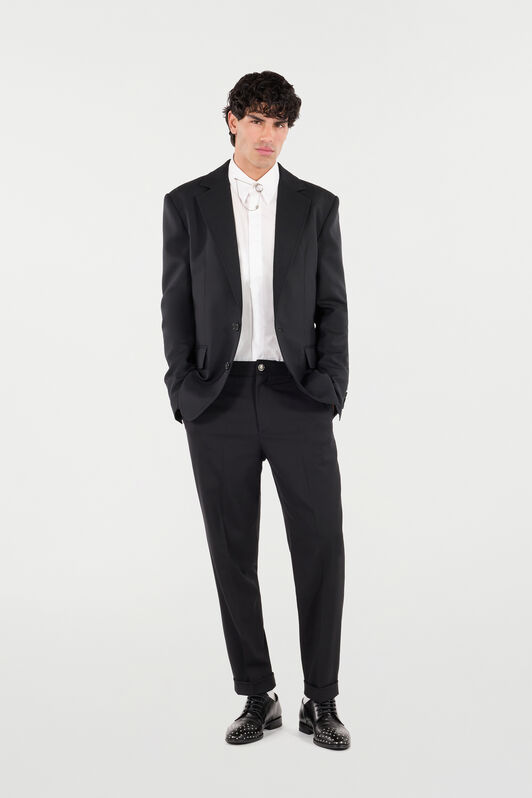RC Pantalones De Lana Elástica RC Pantalones De Lana Elástica Negro URT247-WP066