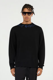 JC Pull Noir Avec Logo Brodé BLACK VFM002-VF050