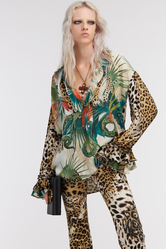 RC Jungle print shirt RC Jungle print shirt Green SKT700-7HI88