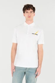 RC Polo Con Estampado Y Logotipo Blanco POT64D-KB001