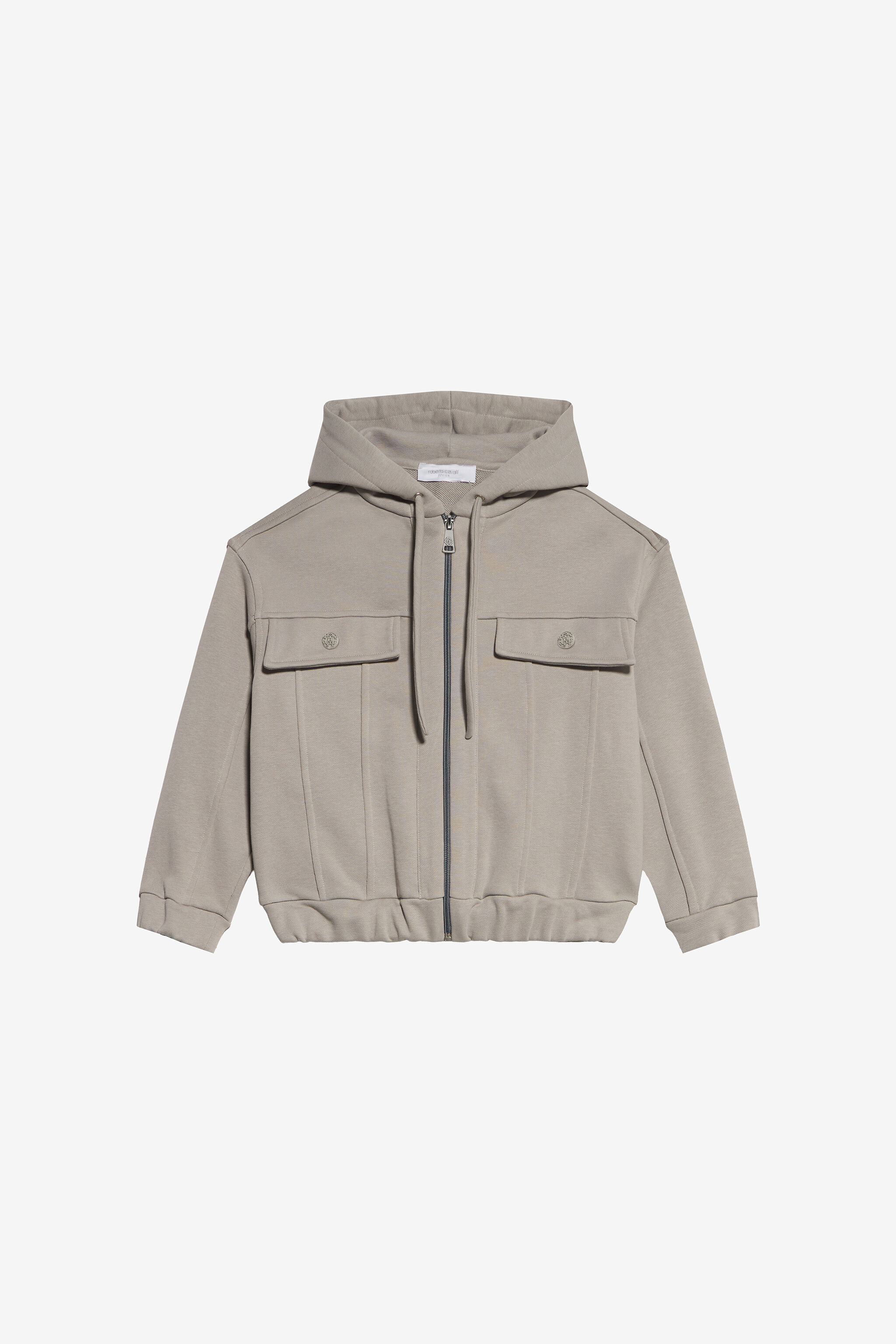 JU Eleganter Hoodie in Taupe JU Eleganter Hoodie in Taupe ICE GREY XJT67C-CF014