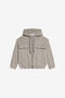 JU Eleganter Hoodie in Taupe JU Eleganter Hoodie in Taupe ICE GREY XJT67C-CF014