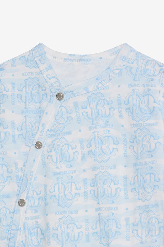 JU Baby-Set mit Monogram RC Print BABY BLUE VJT809-JFO44