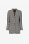RC Houndstooth Single-Breasted Blazer RC Houndstooth Single-Breasted Blazer Black/White RKT405-GA007