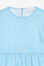 JU Light Blue Dress with Short Sleeves LIGHT BLUE WJT10N-DJ001
