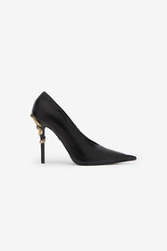 RC Serpentine leather pump BLACK WKS009-PZ319