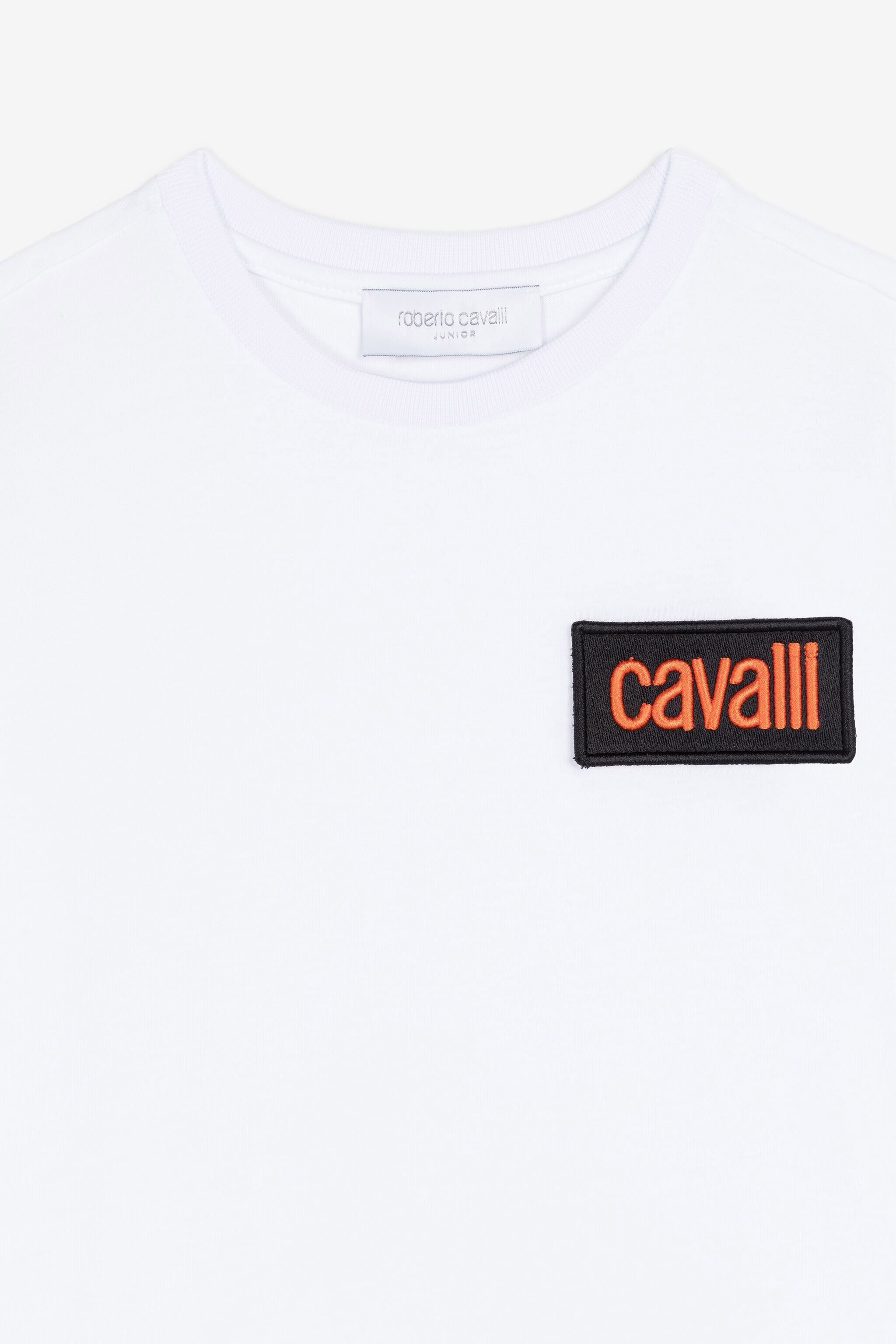 JU Logo-Patch Cotton T-Shirt JU Logo-Patch Cotton T-Shirt White RJT624-JD001