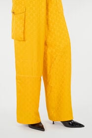 RC Pants With All-Over Mirror Snake Monogram Yellow VKT202-RK010