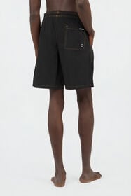 RC Schwarze Badehose Boxer Mit Kontrastnähten BLACK SOH00I-FT254
